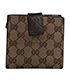 Gucci Monogram Wallet, back view